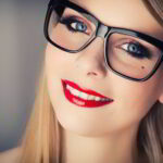 occhiali da vista con montatura grande